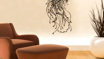 thumb Deniz Anası Görseli Lazer Kesim Metal Tablo