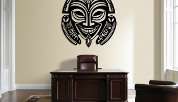 thumb Afrika Maske Lazer Kesim Metal Tablo 1