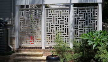 thumb Dikdörtgen Desenli Lazer Kesim Ferforje