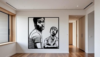 thumb Kemal Sunal ve Şener Şen Çekirge Metal Tablo