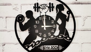thumb Spor Salonuna Özel Fitness Lazer Kesim Metal Tablo