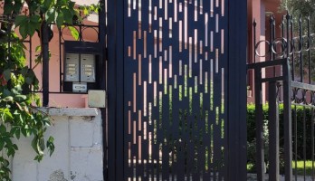 thumb Lazer Kesim Site Bahçesi Yaya Giriş Kapısı