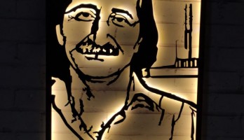 thumb Kişi Portre Resim Tasarım Lazer Kesim Metal Tablo