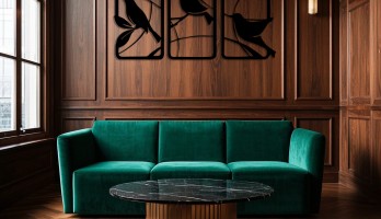 thumb Üçlü Serçe Grubu Lazer Kesim Metal Tablo