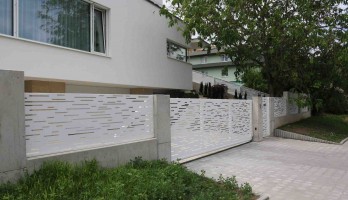 thumb Dikdörgen Çubuk Desenlik Lazer Kesim Ferforje