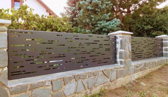 thumb Dikdörgen Çubuk Desenlik Lazer Kesim Ferforje