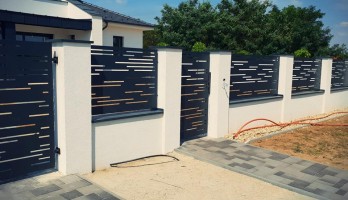 thumb Dikdörgen Çubuk Desenlik Lazer Kesim Ferforje