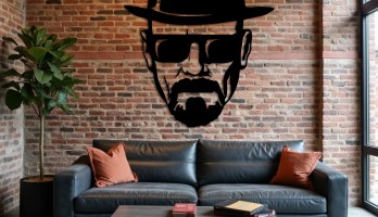 thumb Heisenberg Lazer Kesim Metal Tablo
