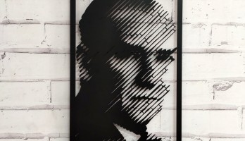 Atatürk Portre Lazer Kesim Metal Tablo