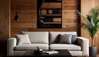 thumb Volkswagen MK2 Önden Metal Tablo