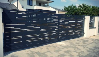 thumb Dikdörgen Çubuk Desenlik Lazer Kesim Ferforje