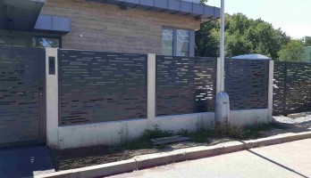 thumb Dikdörgen Çubuk Desenlik Lazer Kesim Ferforje