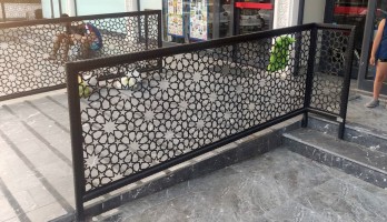 thumb Bahçe Giriş Kapısı Lazer Kesim Ferforje