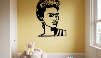 Frida Kahlo Lazer Kesim Metal Tablo
