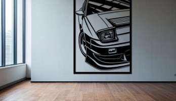 thumb Toyota AE86 Yarım Metal Tablo