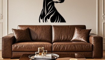 thumb Doberman Lazer Kesim Metal Tablo
