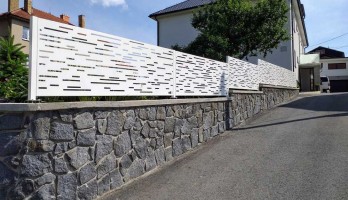 thumb Dikdörgen Çubuk Desenlik Lazer Kesim Ferforje