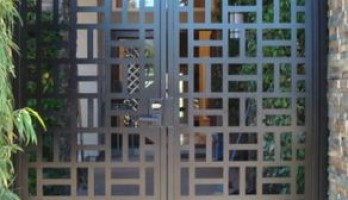 thumb Dikdörtgen Desenli Lazer Kesim Ferforje