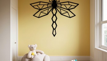 thumb Köşeli Yusufcuk Lazer Kesim Metal Tablo