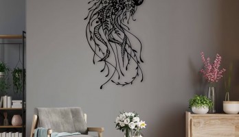 thumb Deniz Anası Görseli Lazer Kesim Metal Tablo