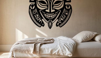 thumb Afrika Maske Lazer Kesim Metal Tablo 1