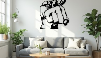 thumb Muhammed Ali Lazer Kesim Metal Tablo