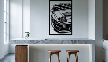 thumb Toyota AE86 Yarım Metal Tablo