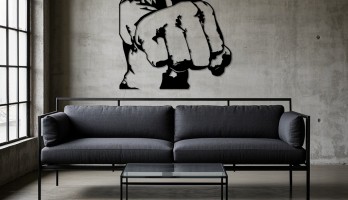 thumb Muhammed Ali Lazer Kesim Metal Tablo