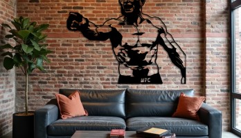 thumb Khabib Lazer Kesim Metal Tablo