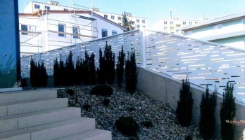 thumb Dikdörgen Çubuk Desenlik Lazer Kesim Ferforje