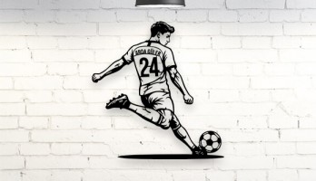 Arda Güler Lazer Kesim Metal Tablo