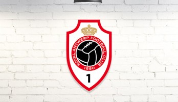 Royal Antwerp F.C. Renkli Metal Tablo