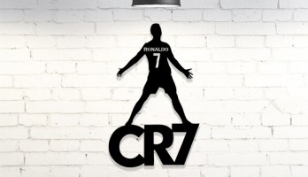 Ronaldo Lazer Kesim Metal Tablo