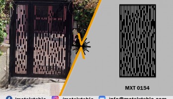 thumb Lazer Kesim Site Bahçesi Yaya Giriş Kapısı