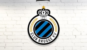 Club Brugge KV Renkli Metal Tablo
